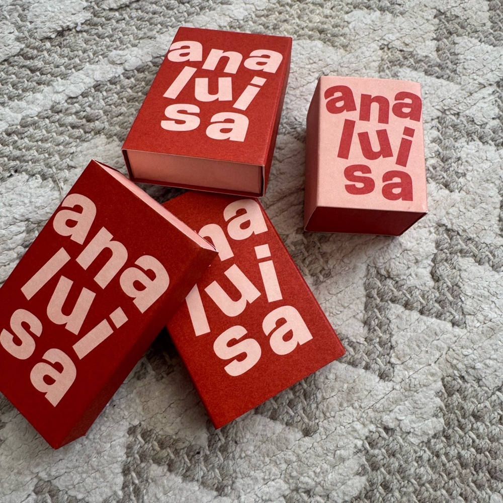 Ana Luisa Red and Pink Jewelry Boxes